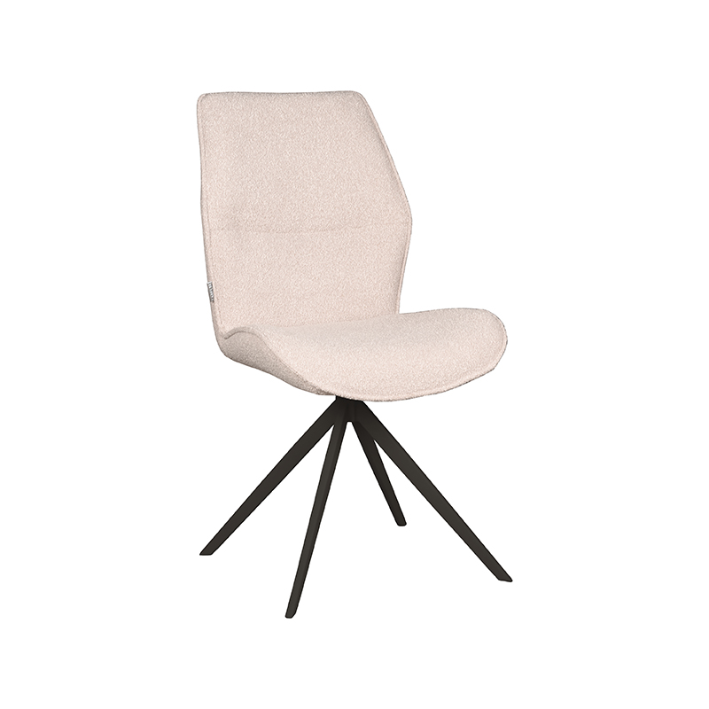 Chaise de salle à manger I_Comfy - Naturel Beige - Boucle - Sans accoudoir - Rurale - LABEL51