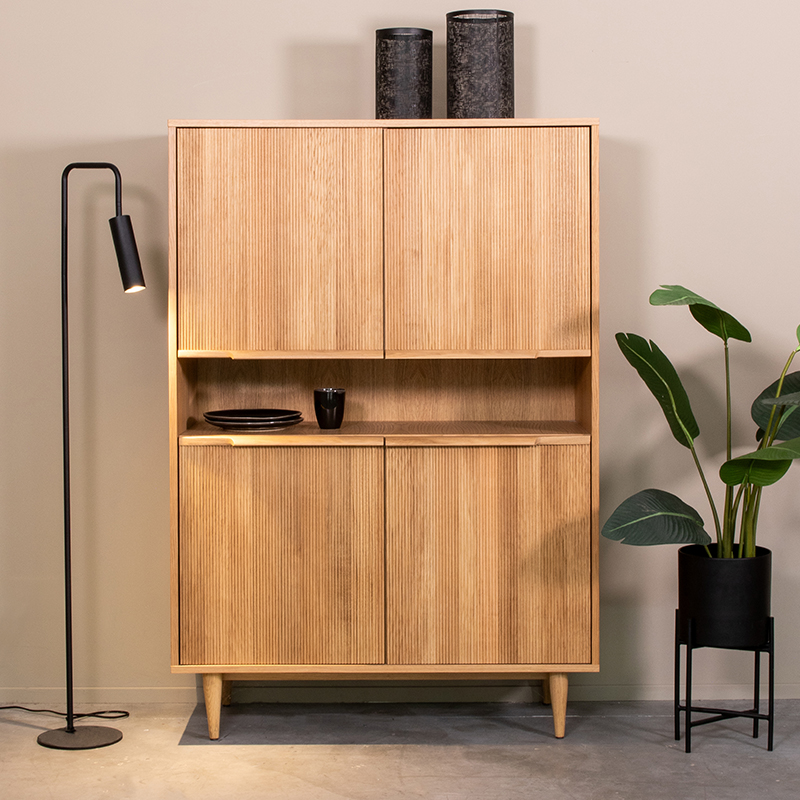 Armoire de rangement I_Jule - Naturel - Chêne - Scandinave - LABEL51