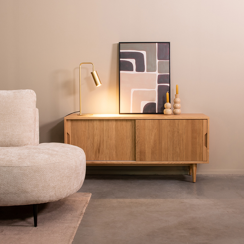 Meuble TV I_Jule - Naturel - - Scandinave - LABEL51