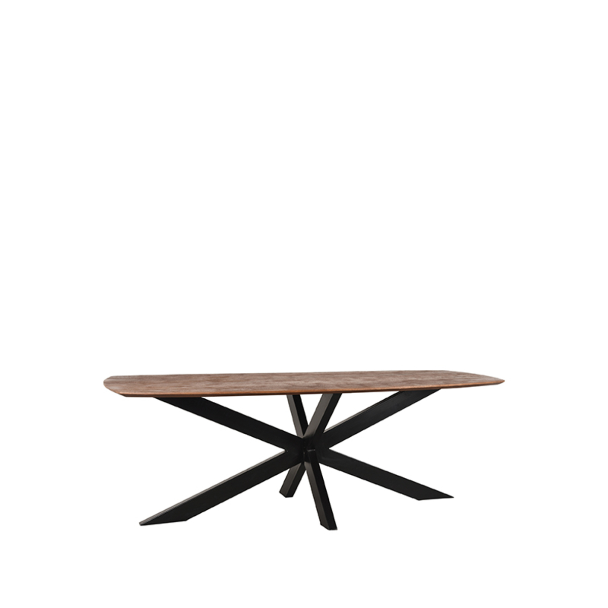 Table à manger I_Zane - Orthogonal - Espresso - Marron - Bois de mangue - Moderne - LABEL51