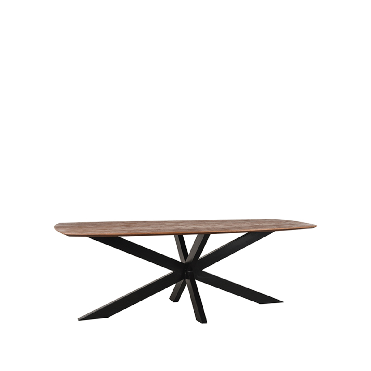Table à manger I_Zane - Orthogonal - Espresso - Marron - Bois de mangue - Moderne - LABEL51