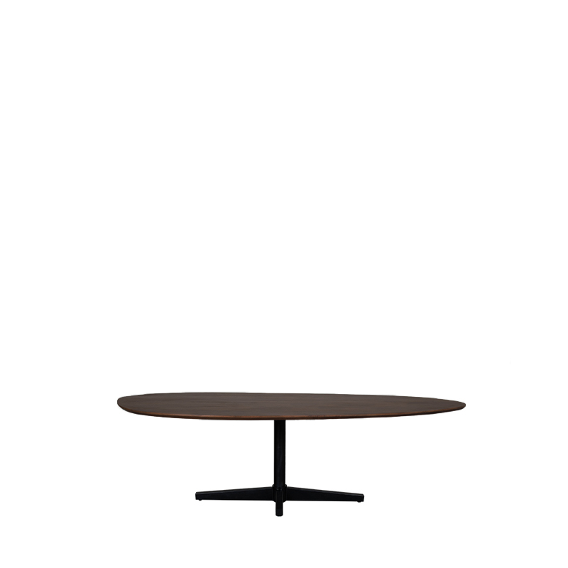 Table à manger I_Rosie - Orthogonal - Espresso - Marron - Bois de mangue - Moderne - LABEL51