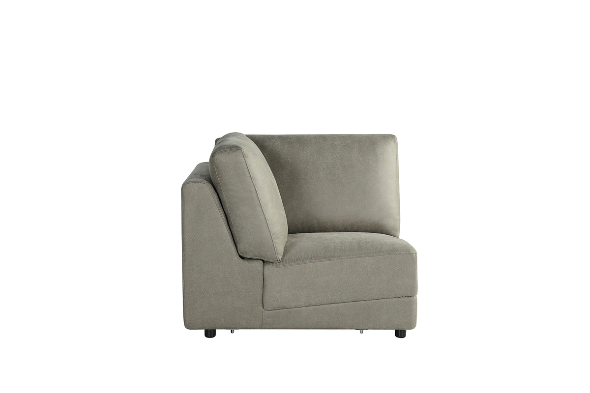 Canapé I_Tivoli - Taupe - Marron - Kunstleder - Moderne - LABEL51