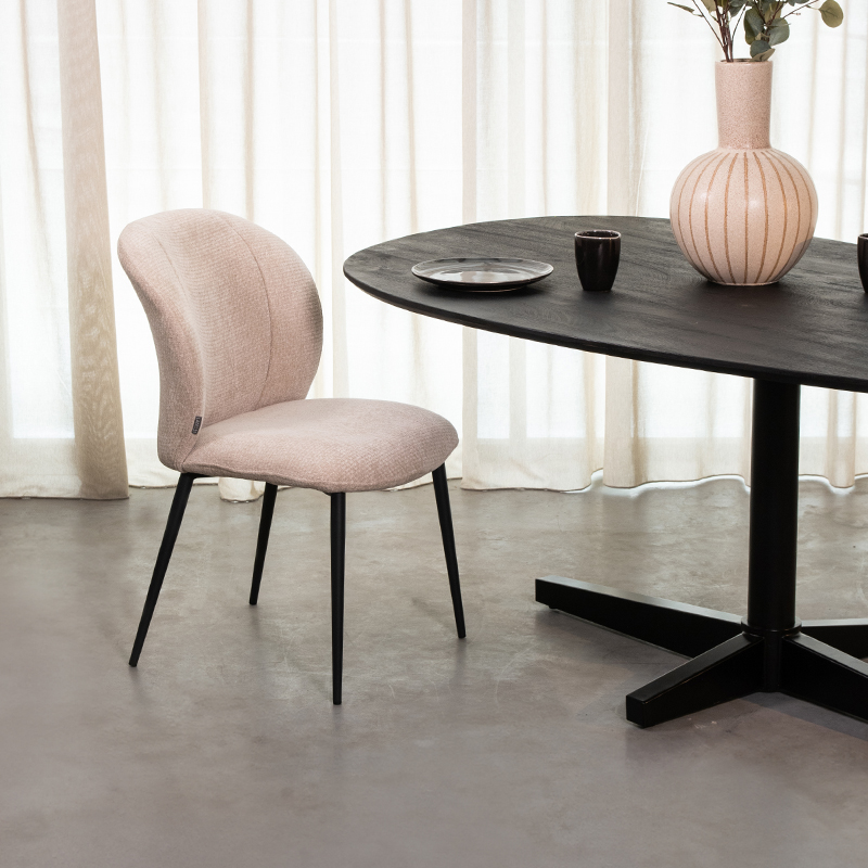 Chaise de salle à manger I_Vino - Naturel Beige - - Sans accoudoir - Minimaliste - LABEL51