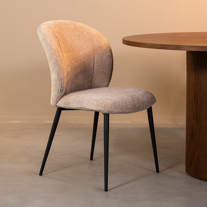 Chaise de salle à manger I_Vino - Clay - BRUIN - Elite - Sans accoudoir - Rurale - LABEL51