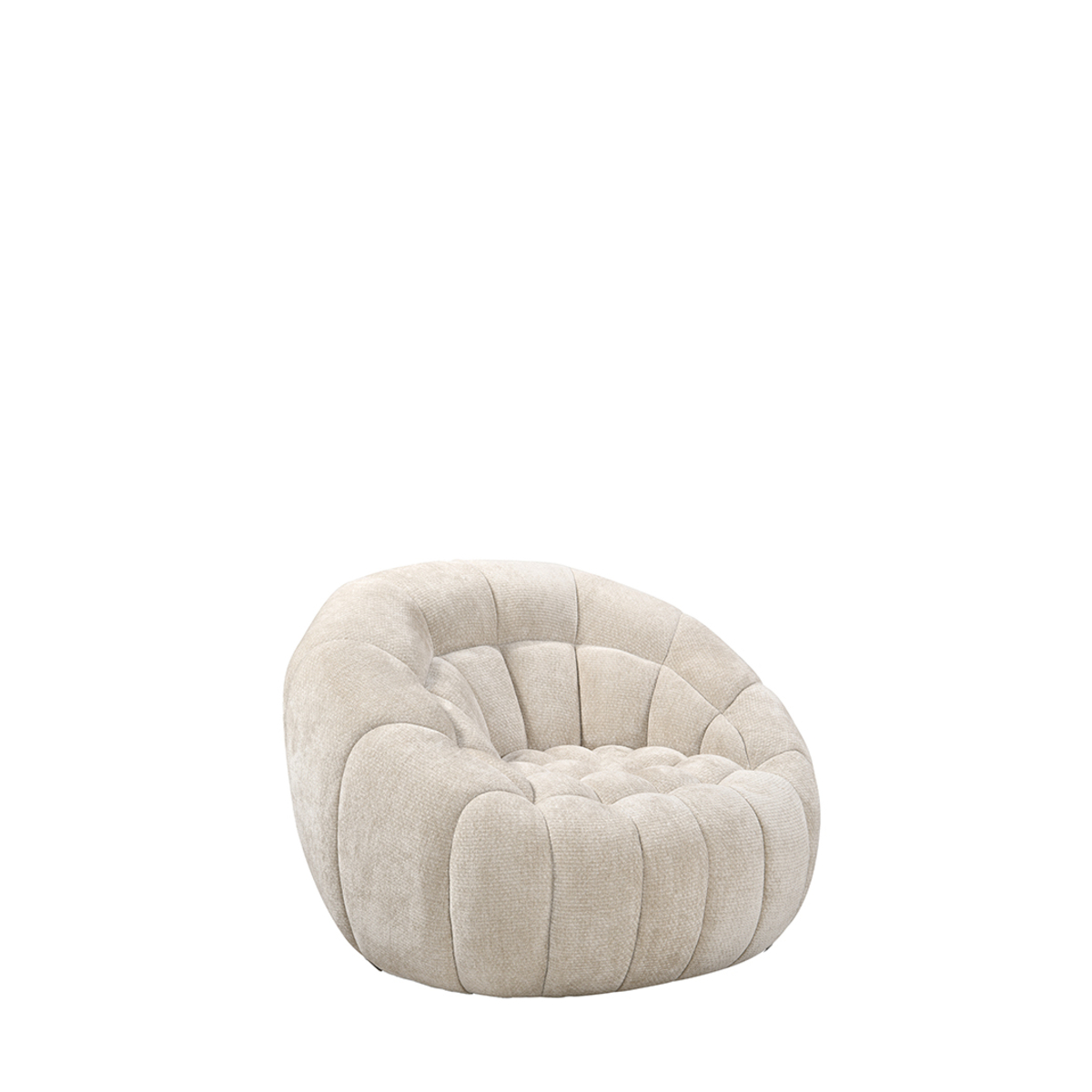 Fauteuil I_Cloud - Pivotant - Accoudoir - Naturel Beige - Elite - Design - LABEL51
