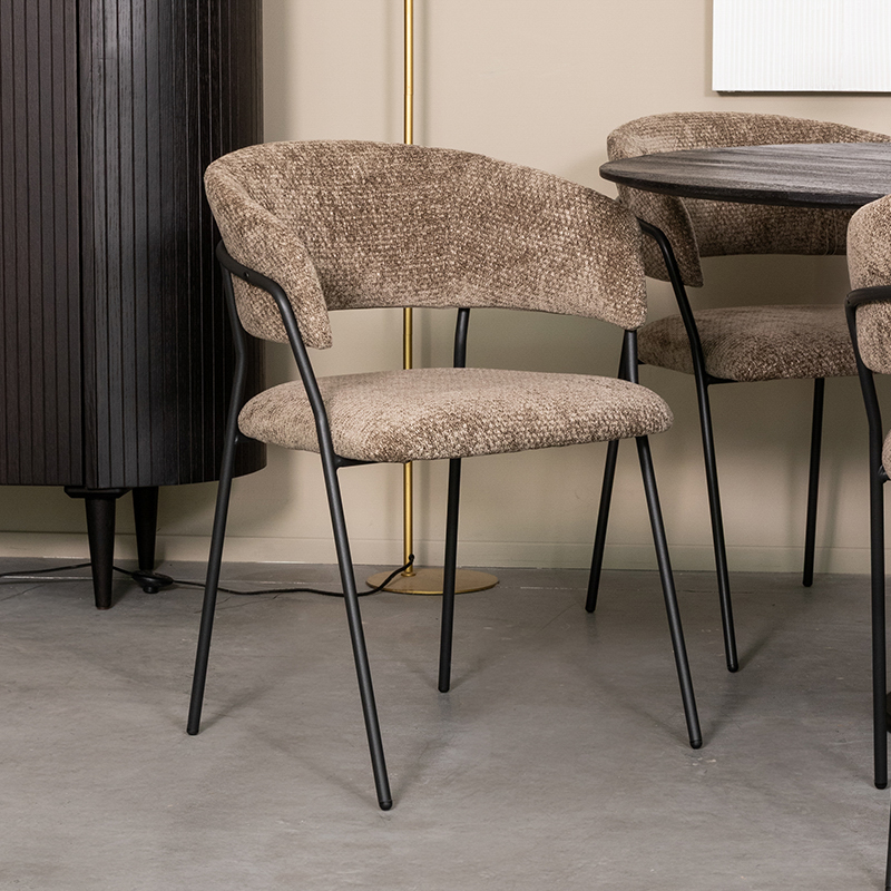 Chaise de salle à manger I_Luuk - Hunter - Vert - Elite - Sans accoudoir - Moderne - LABEL51