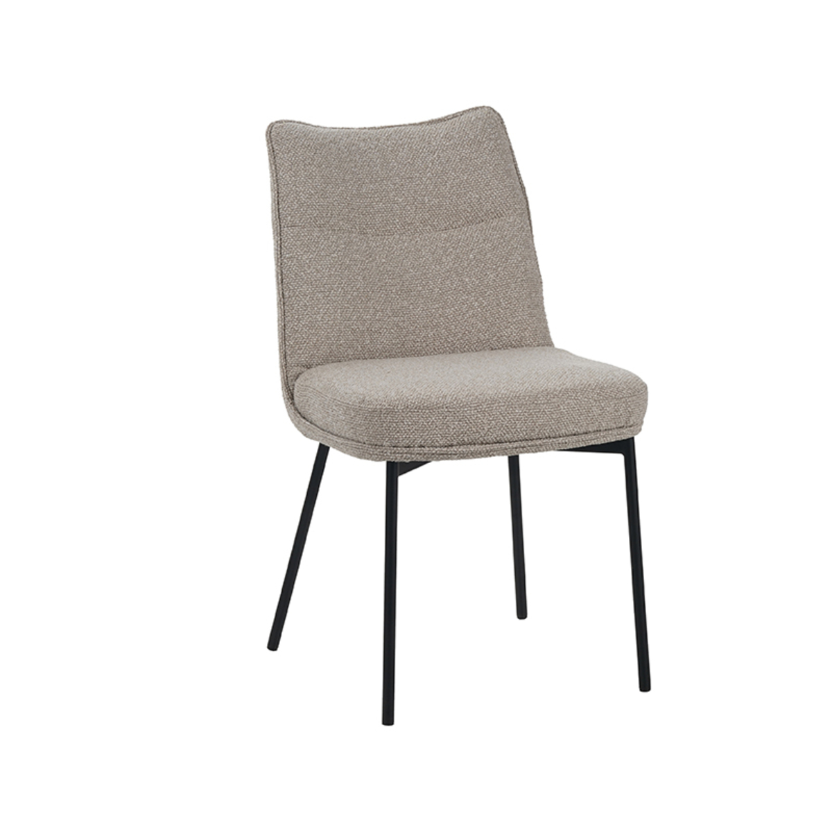 Chaise de salle à manger I_Lennon - Naturel Beige - - Sans accoudoir - Rurale - LABEL51