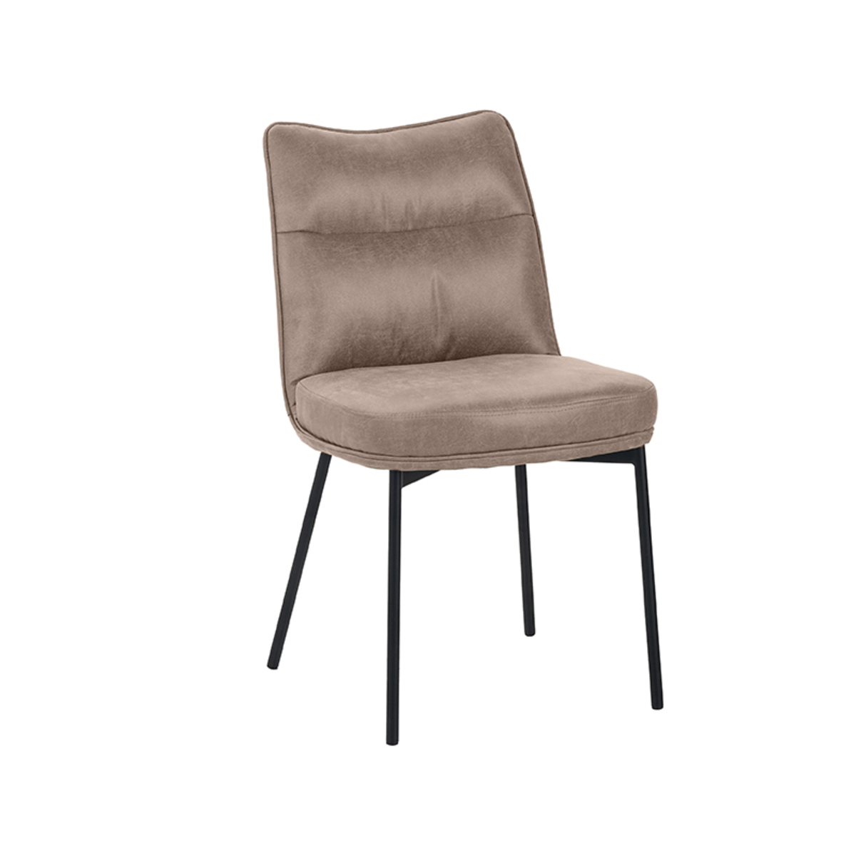 Chaise de salle à manger I_Lennon - Taupe - BRUIN - - Sans accoudoir - Moderne - LABEL51