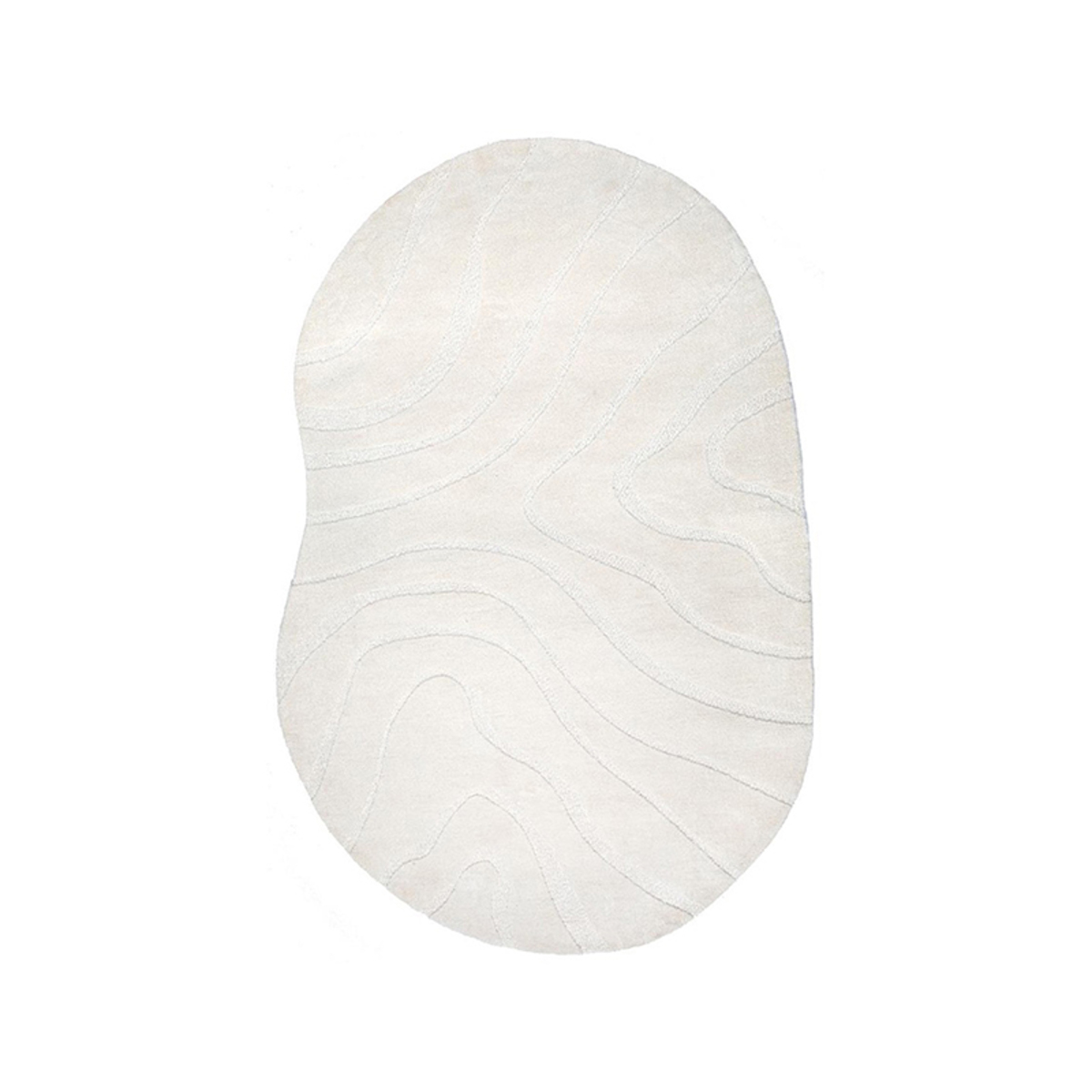 Tapis I_Goa - Ivoor - WIT - - Scandinave - LABEL51