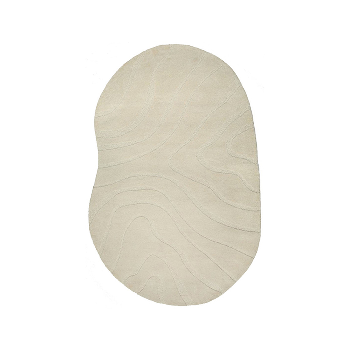 Tapis I_Goa - Sable - Naturel - Polyester - Scandinave - LABEL51