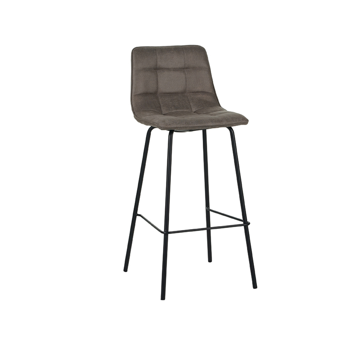 Tabouret de bar I_Bistro - Hoog - Taupe - BRUIN - - Sans accoudoir - Moderne - LABEL51