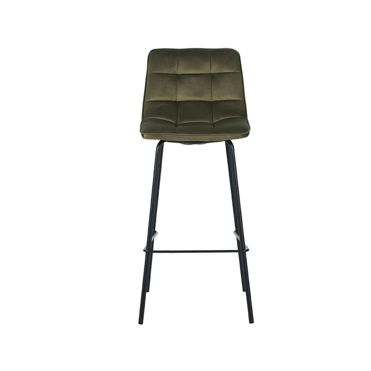 Tabouret de bar I_Bistro - Hoog - Hunter - GROEN - - Sans accoudoir - Industriel - LABEL51
