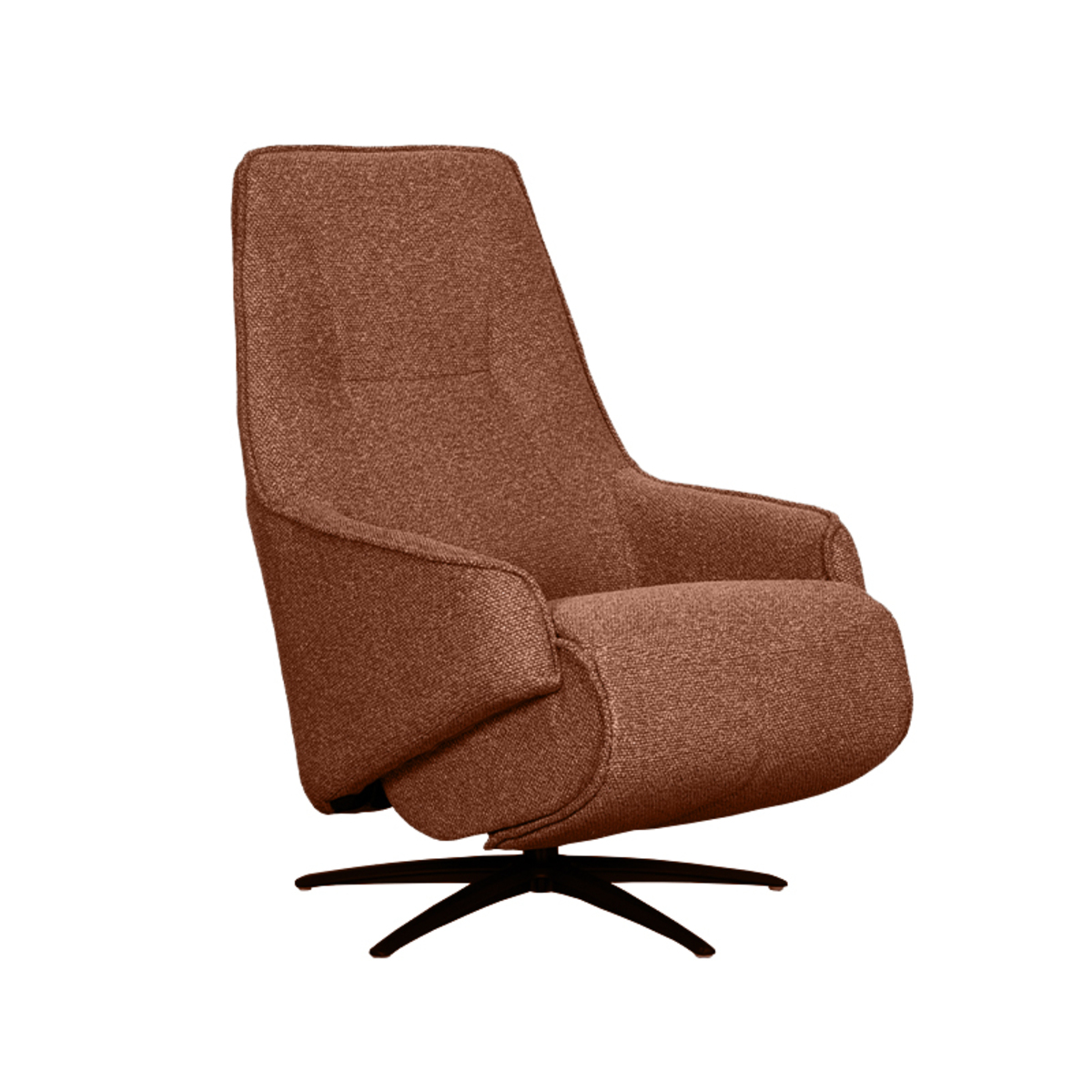 Fauteuil I_Odense - Électrique - Pivotant - Accoudoir - Coral - ORANJE - Royal Boucle - Moderne - LABEL51