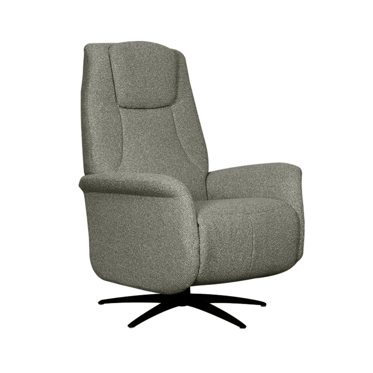 Fauteuil I_Stockholm - Électrique - Pivotant - Accoudoir - Mushroom - BRUIN - - Rurale - LABEL51