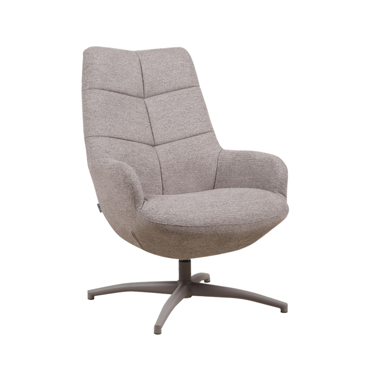 Fauteuil I_Winston - Pivotant - Taupe - BRUIN - - Sans accoudoir - Design - LABEL51