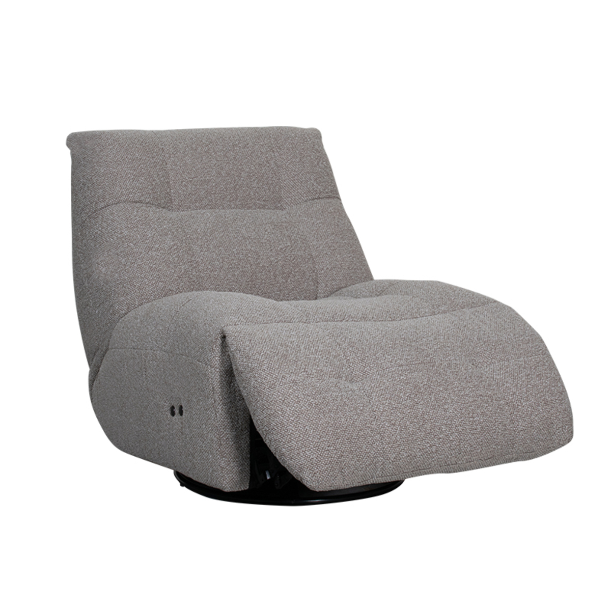 Fauteuil I_Relax and Recharge - Électrique - Pivotant - Mushroom - BRUIN - Royal Boucle - Sans accoudoir - Rurale - LABEL51