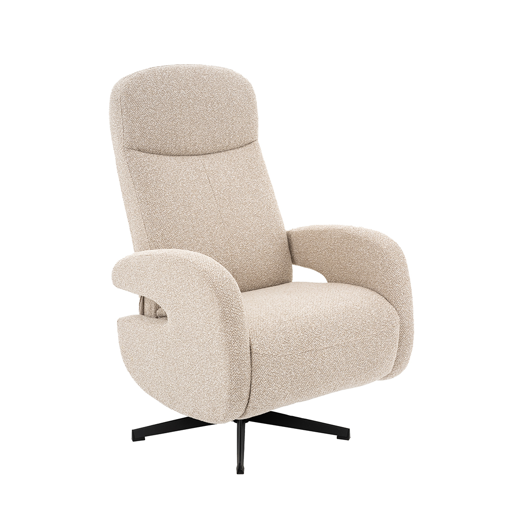 Fauteuil I_Esjberg - Inclinable - Naturel Beige - Royal Boucle - Sans accoudoir - Rurale - LABEL51