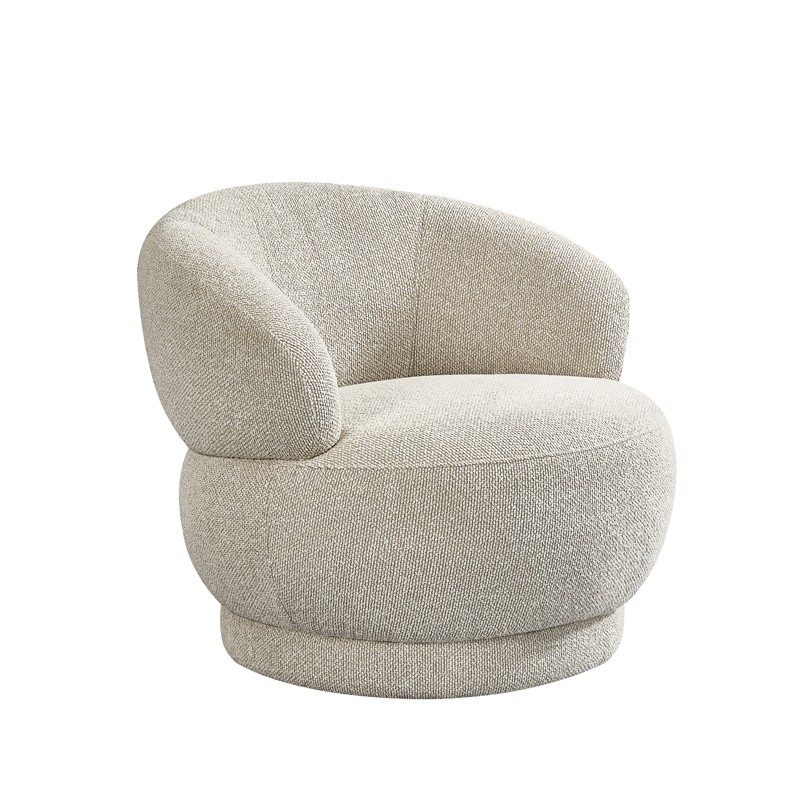 Fauteuil I_Alvito - Naturel Beige - Royal Boucle - Sans accoudoir - LABEL51
