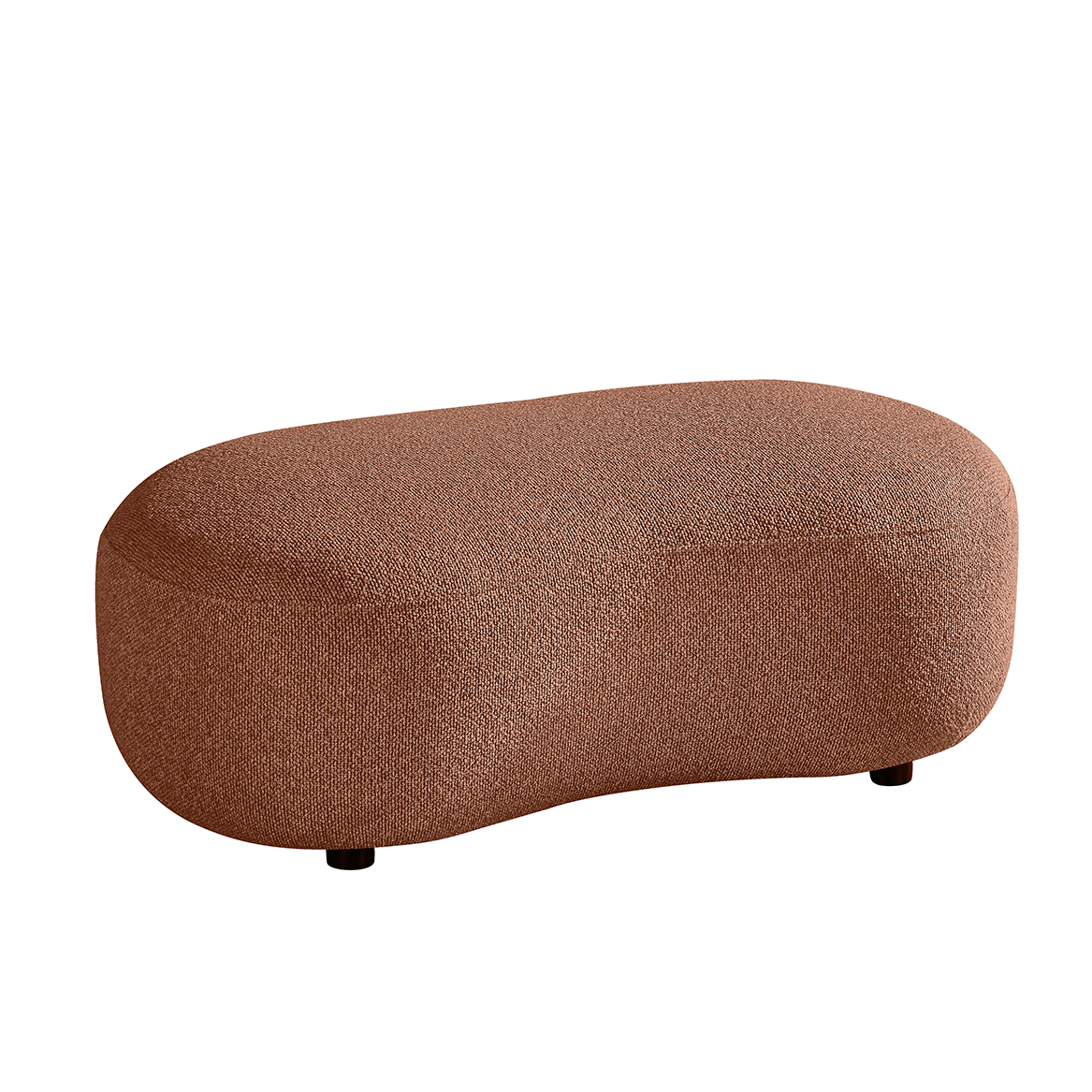 Hocker I_Florence - Coral - Orange - Royal Boucle - Design - LABEL51