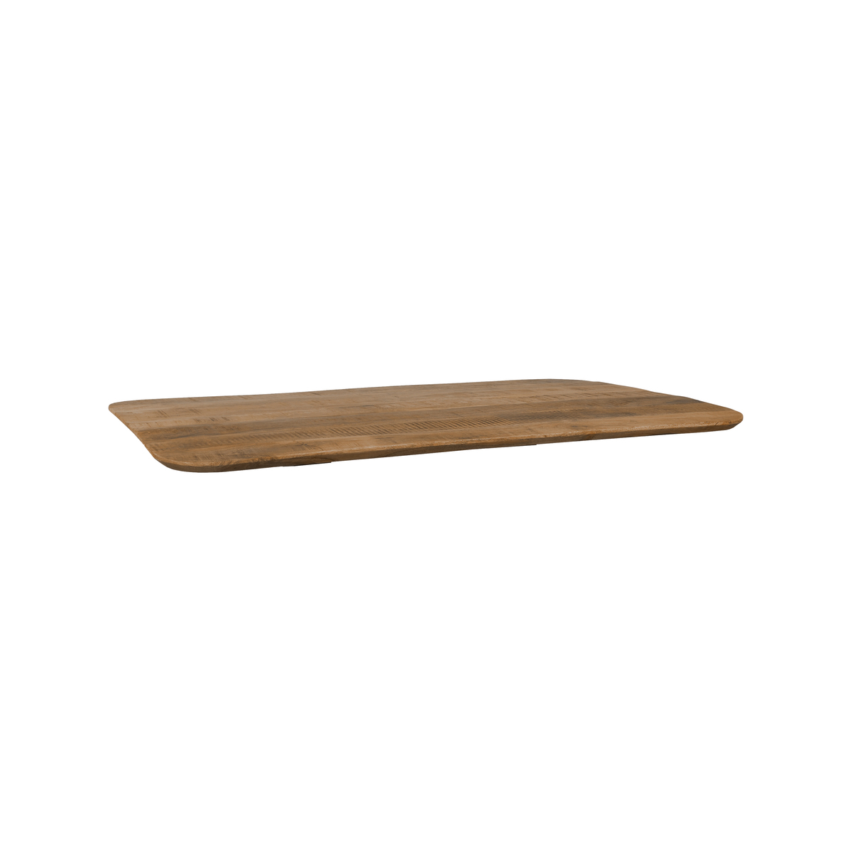 Table à manger I_Tafelblad Sloppy Edge - Nature Smooth - Marron - Bois de mangue - Industriel - LABEL51