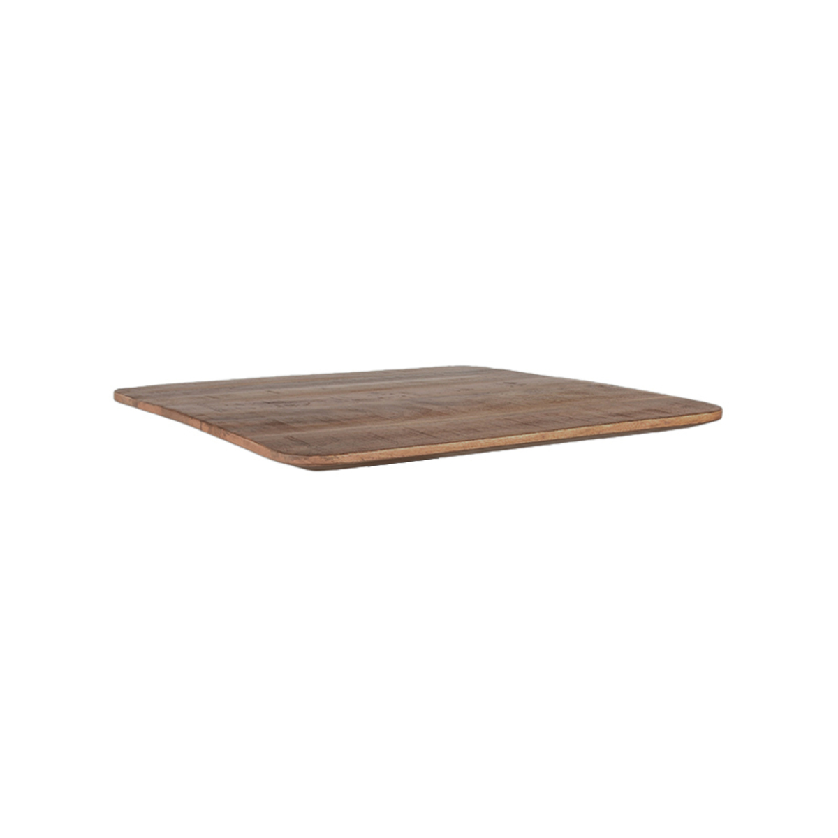 Table à manger I_Tafelblad Sloppy Edge - Nature Smooth - Marron - Bois de mangue - Industriel - LABEL51