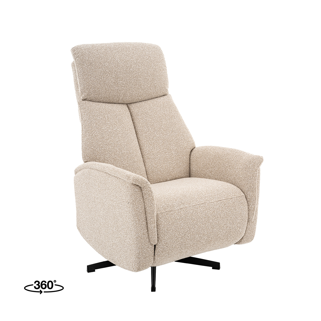 Fauteuil I_Aarhus - Électrique - Naturel Beige - Royal Boucle - Sans accoudoir - Rurale - LABEL51