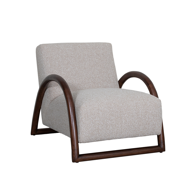 Fauteuil I_Viggo - Naturel Beige - Royal Boucle - Sans accoudoir - LABEL51