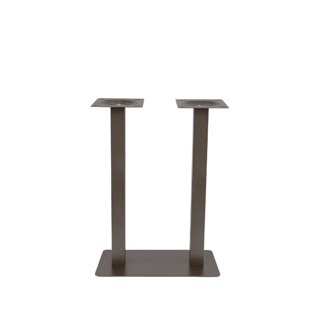 Table à manger I_Tafelpoot Dubbel - Brons - Marron - Métal - LABEL51