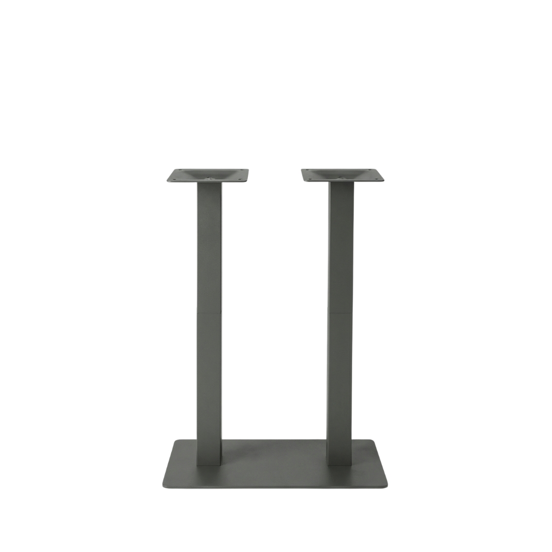 Table à manger I_Tafelpoot Dubbel - Hunter - Vert - Métal - LABEL51