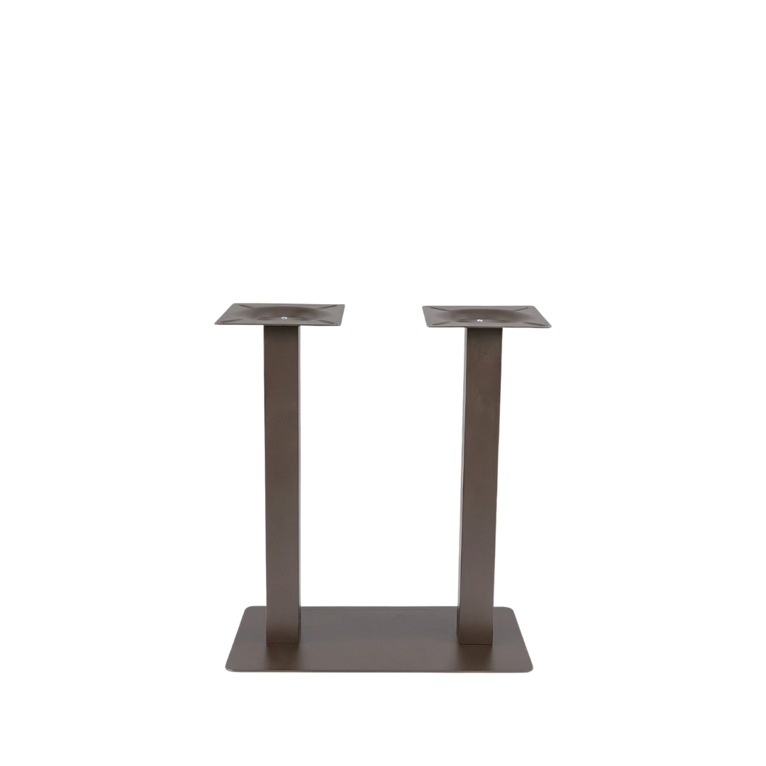 Table à manger I_Tafelpoot Dubbel - Brons - Marron - Métal - LABEL51